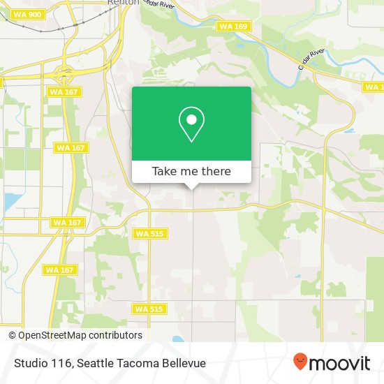 Studio 116 map