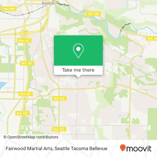 Fairwood Martial Arts map