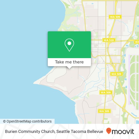 Mapa de Burien Community Church