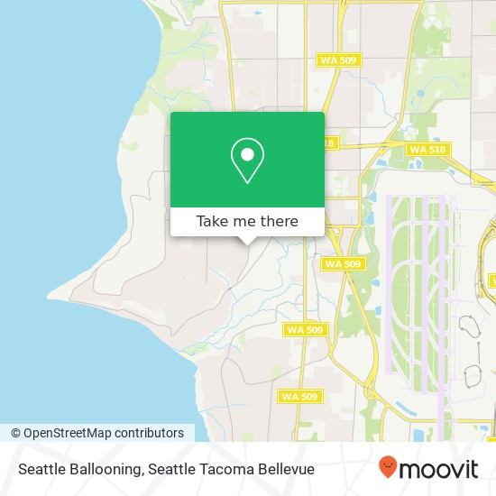 Seattle Ballooning map