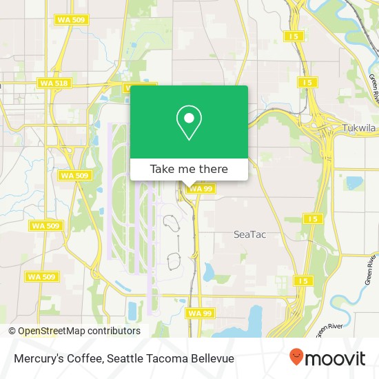 Mercury's Coffee map