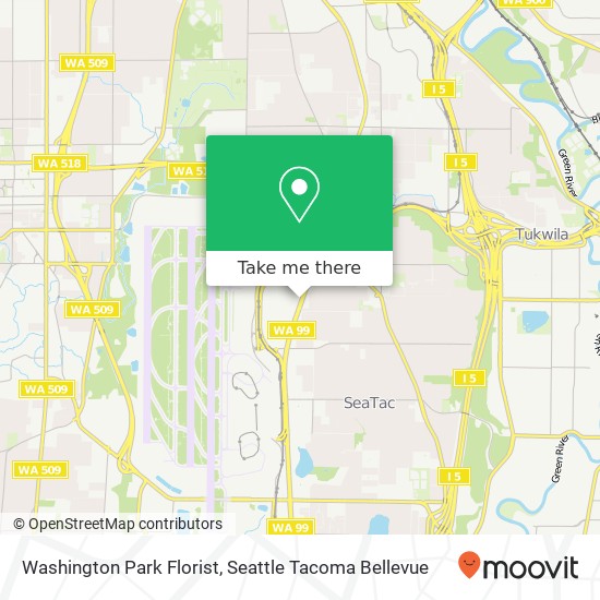 Washington Park Florist map