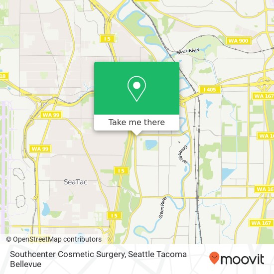 Mapa de Southcenter Cosmetic Surgery