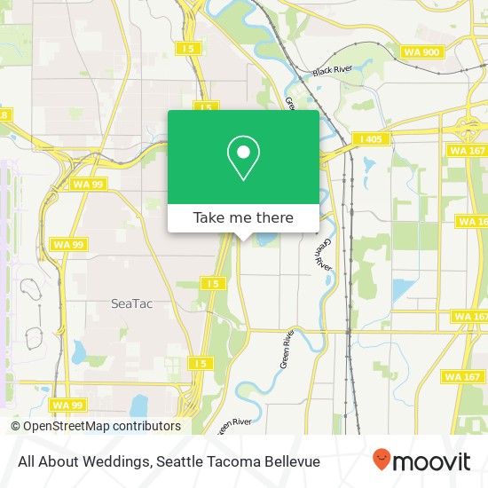 Mapa de All About Weddings