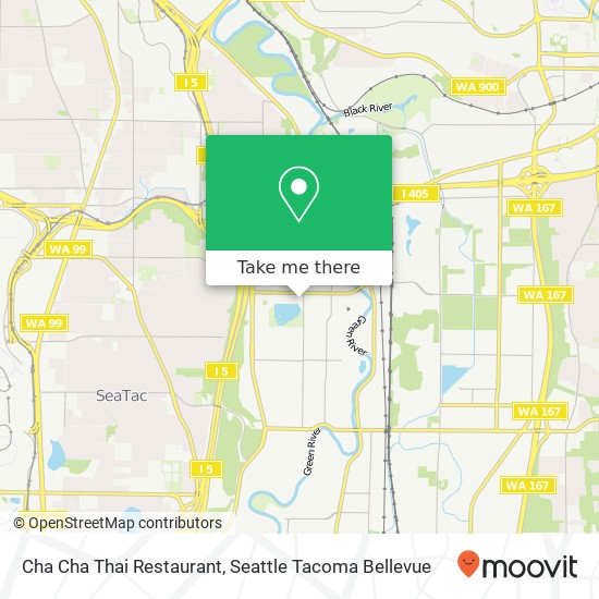 Mapa de Cha Cha Thai Restaurant