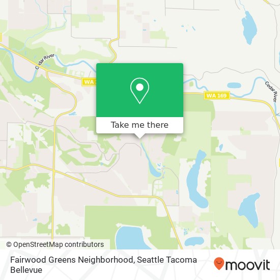 Mapa de Fairwood Greens Neighborhood