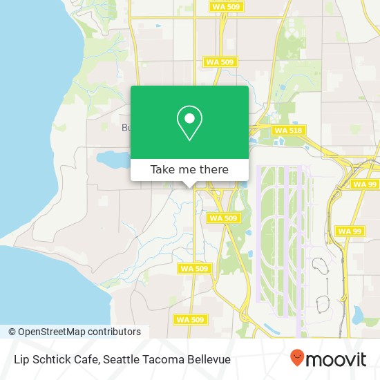 Lip Schtick Cafe map