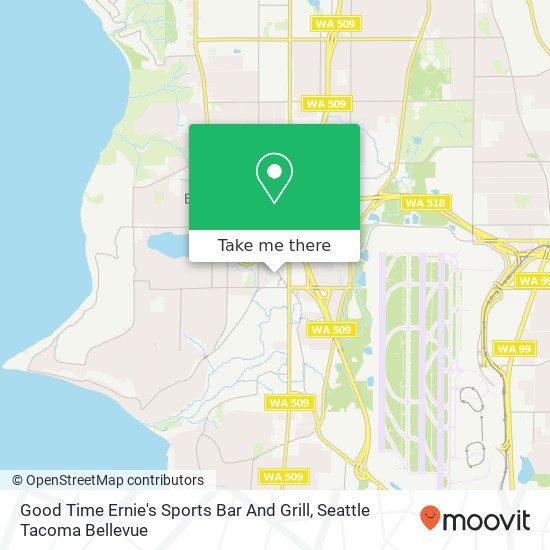 Mapa de Good Time Ernie's Sports Bar And Grill