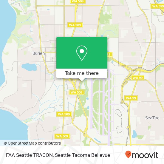 Mapa de FAA Seattle TRACON