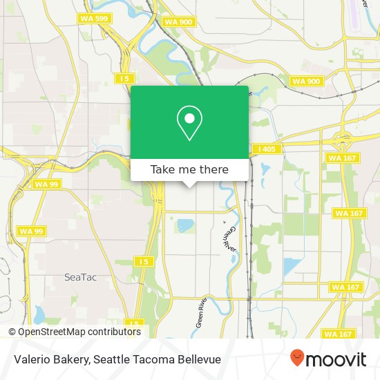 Valerio Bakery map