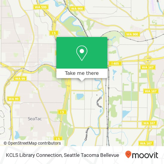 KCLS Library Connection map