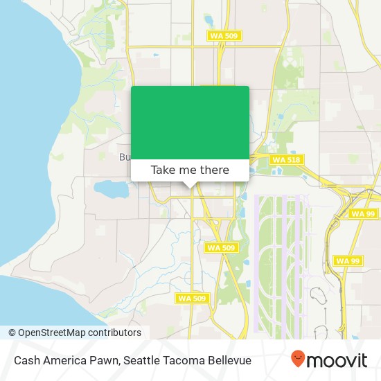 Mapa de Cash America Pawn