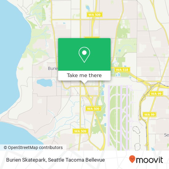 Burien Skatepark map