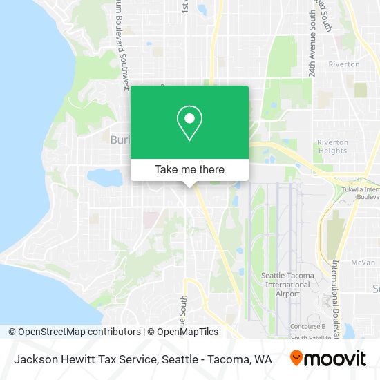 Jackson Hewitt Tax Service map