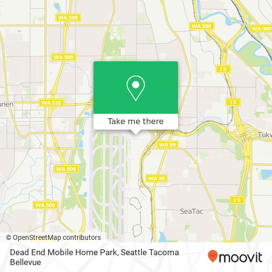 Dead End Mobile Home Park map