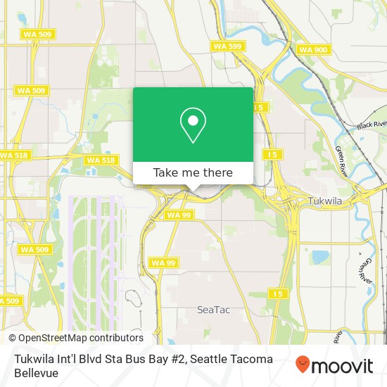 Tukwila Int'l Blvd Sta Bus Bay #2 map