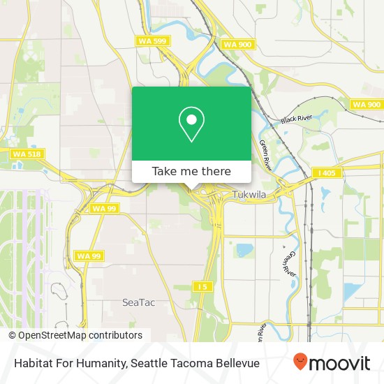 Mapa de Habitat For Humanity