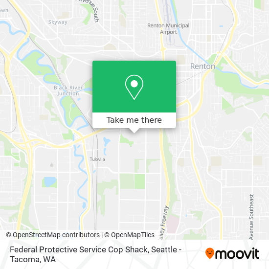 Federal Protective Service Cop Shack map