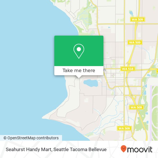 Mapa de Seahurst Handy Mart