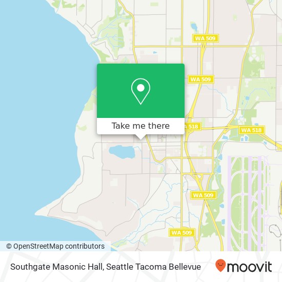 Mapa de Southgate Masonic Hall