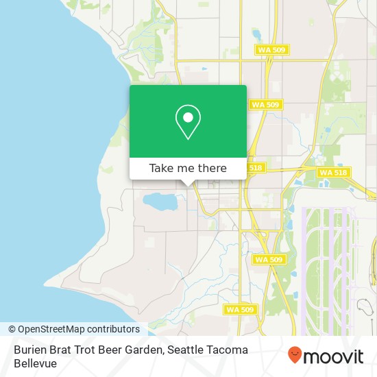 Burien Brat Trot Beer Garden map