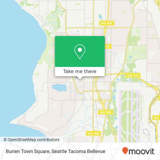 Burien Town Square map