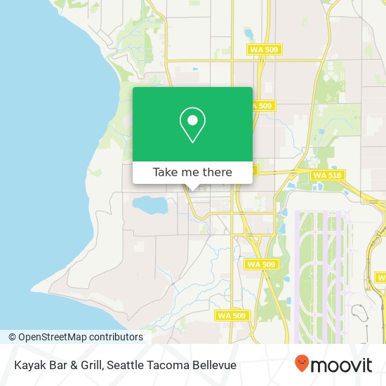 Mapa de Kayak Bar & Grill