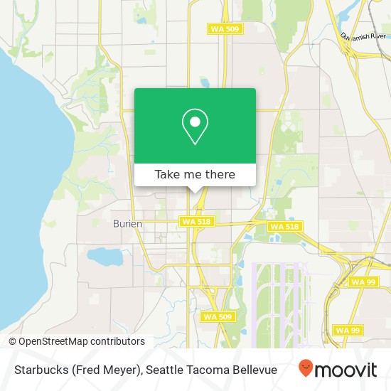 Starbucks (Fred Meyer) map