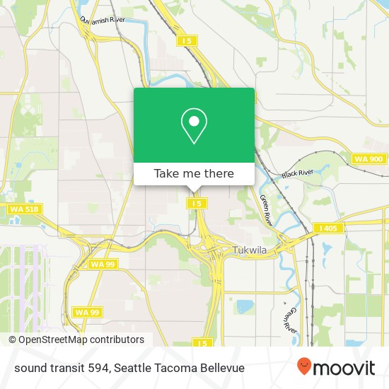 Mapa de sound transit 594