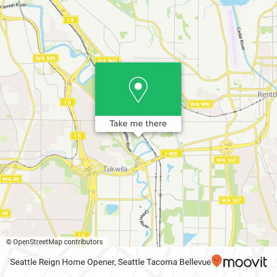 Mapa de Seattle Reign Home Opener