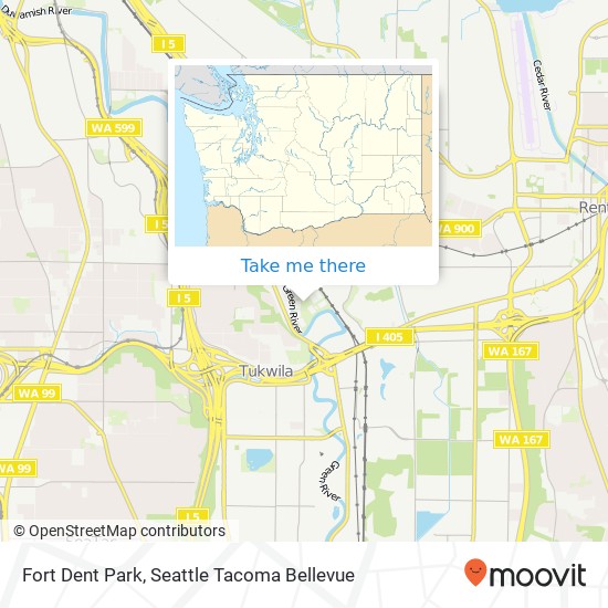 Mapa de Fort Dent Park
