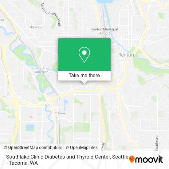 Southlake Clinic Diabetes and Thyroid Center map