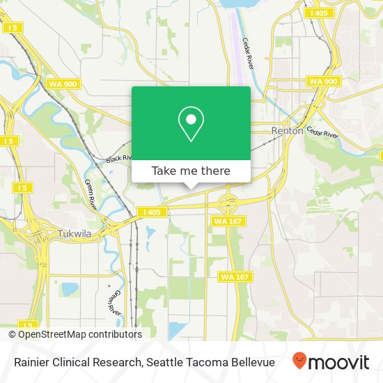 Rainier Clinical Research map