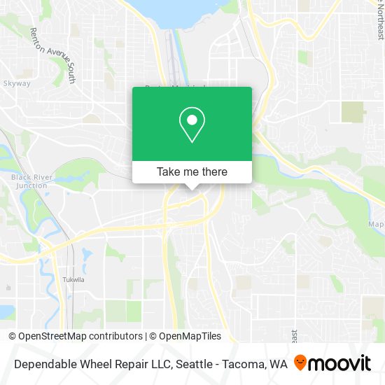 Mapa de Dependable Wheel Repair LLC