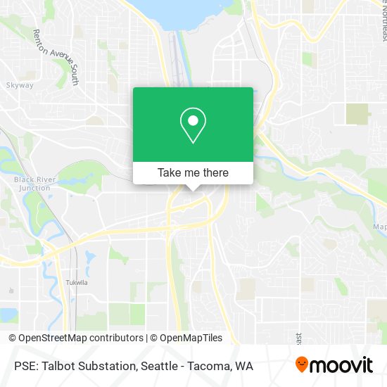 PSE: Talbot Substation map