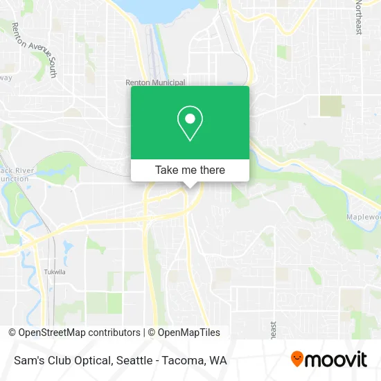 Sam's Club Optical map