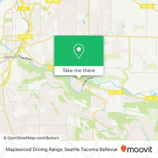 Maplewood Driving Range map