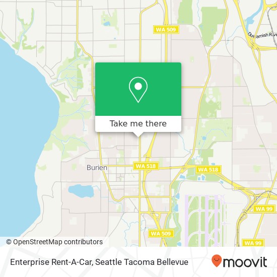 Enterprise Rent-A-Car map