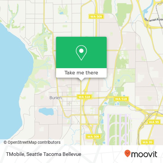 Mapa de TMobile