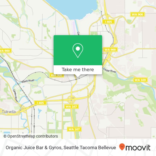 Mapa de Organic Juice Bar & Gyros