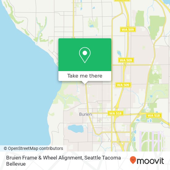 Bruien Frame & Wheel Alignment map