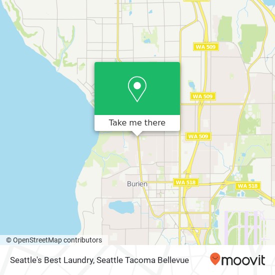 Seattle's Best Laundry map