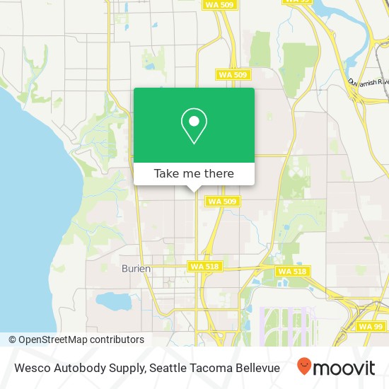 Wesco Autobody Supply map