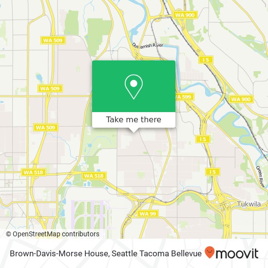Brown-Davis-Morse House map