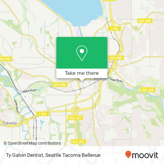 Ty Galvin Dentist map