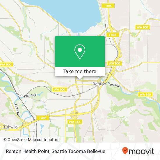 Mapa de Renton Health Point