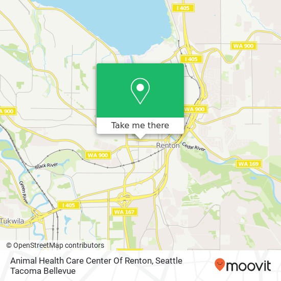 Animal Health Care Center Of Renton map