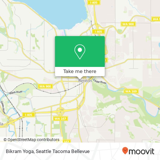 Mapa de Bikram Yoga