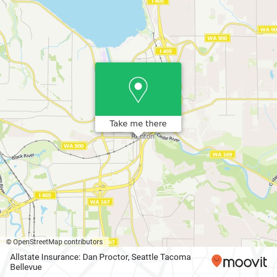 Mapa de Allstate Insurance: Dan Proctor