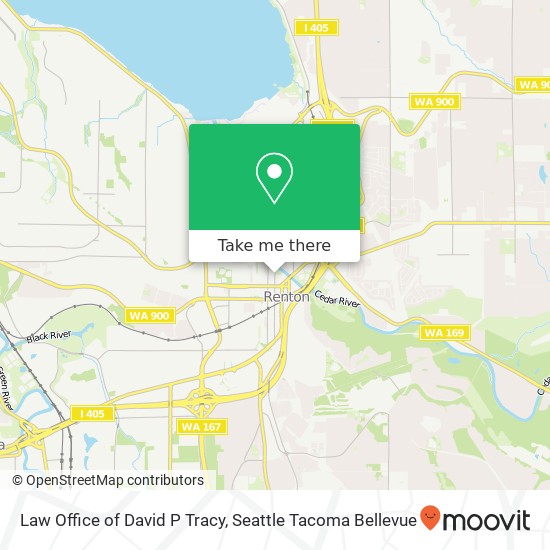 Mapa de Law Office of David P Tracy